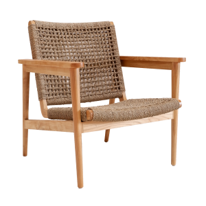 Lounge Chair With Weaving